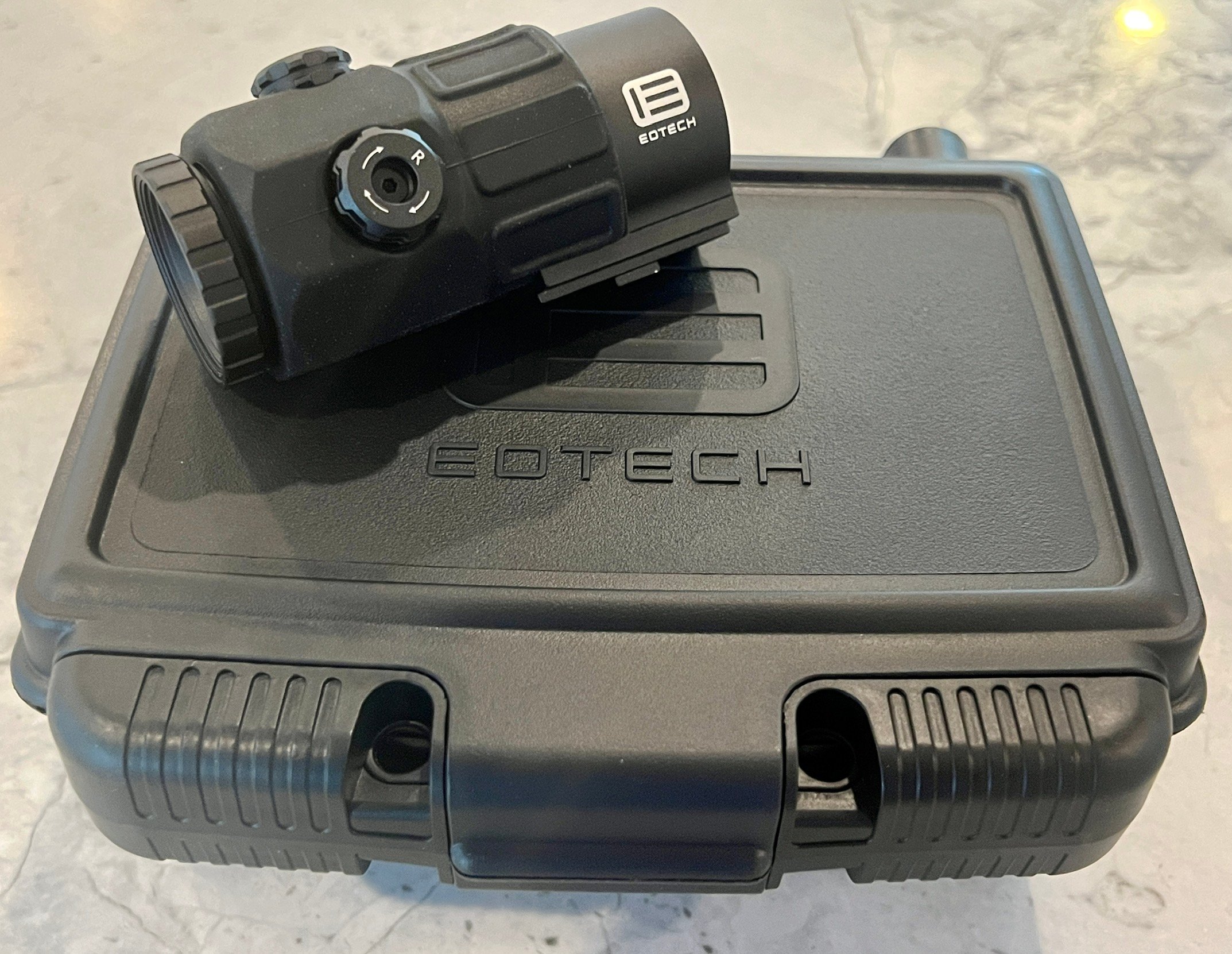 EOTech G45 5x Magnifier Tan, No Mount, Fixed Fogproof Sight Magnifier For Rifle, G45.NMTAN