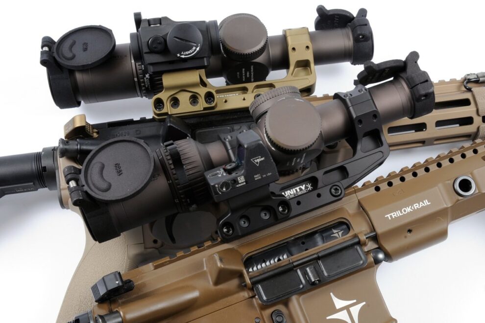 Unity Tactical FAST LPVO 34mm Scope Mount - Black and FDE - Custom ...