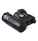 Black night vision monocular device with lens and control buttons