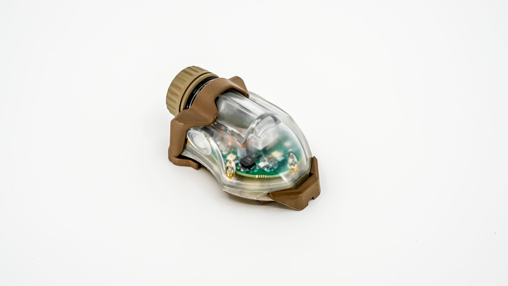 S&S Precision Manta Helmet Mounted Strobe with Webbing Adapter - Custom ...