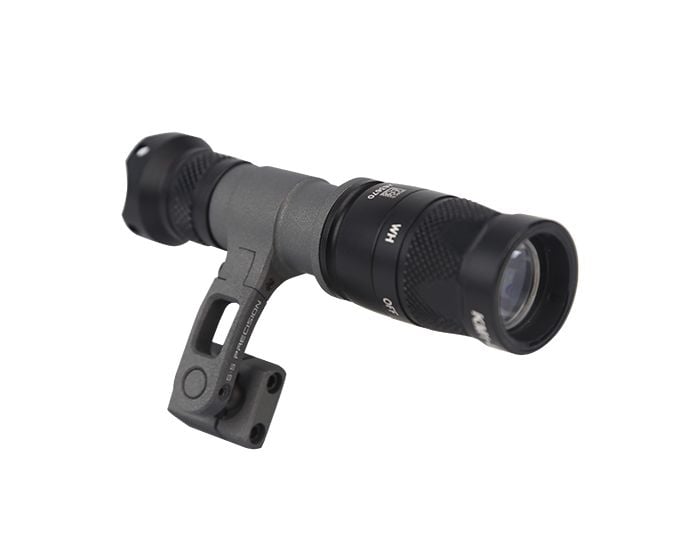 Black and gray AX mount night vision accessory with adjustable lens