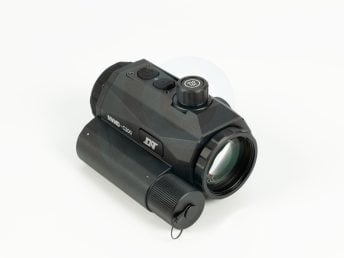 Black night vision device labeled NVMD-C200 on a white background.