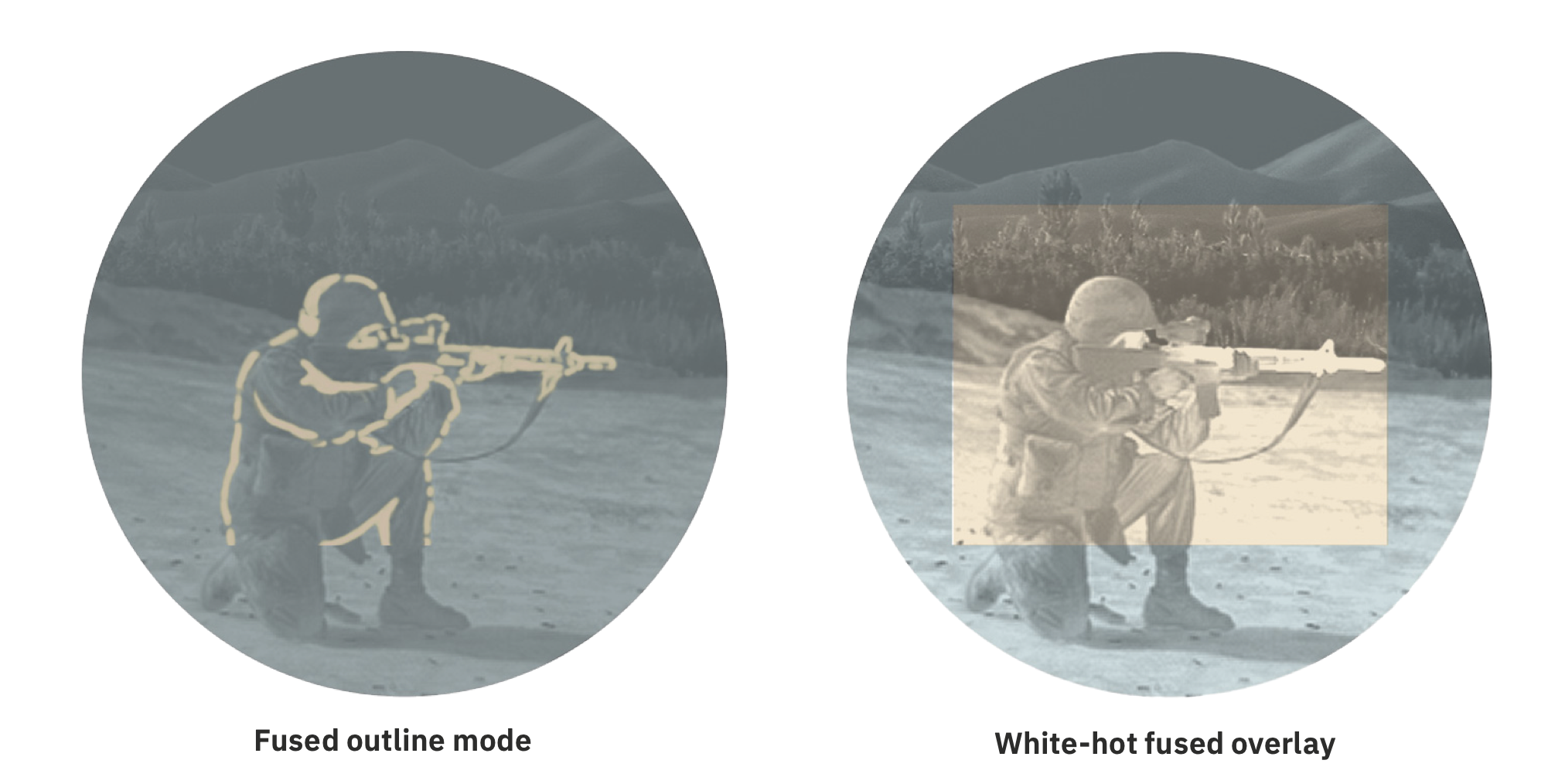 L3Harris BNVD-Fused Night Vision Goggle - NV with Integrated Thermal - Image 2